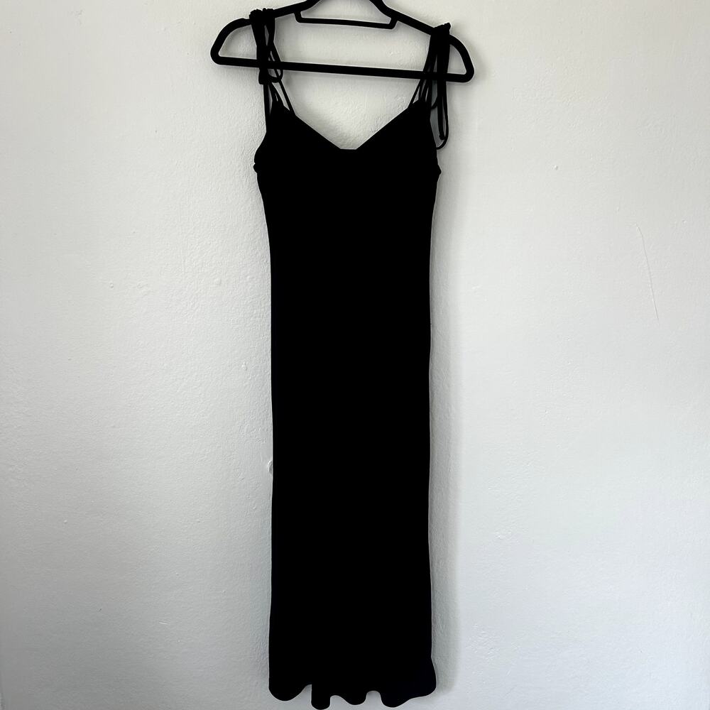 Zara Tie shoulder Midi dress